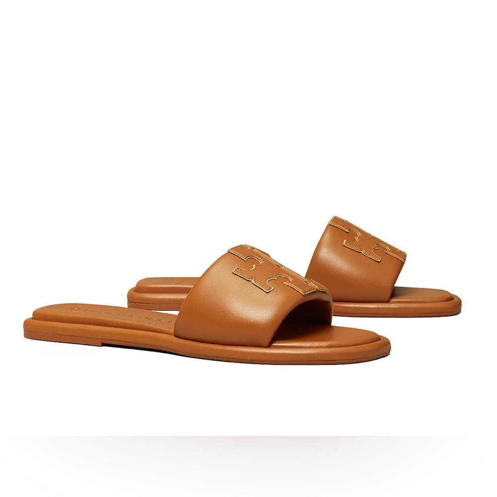Tory Burch Double T Sport Slide Sandals